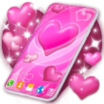 Logo of Pink Hearts Live Wallpaper android Application 